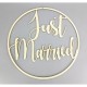 Just Married fa felirat (40 cm)